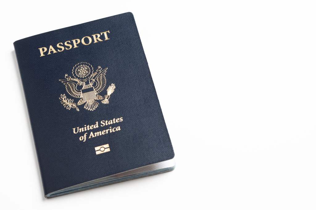 an image of a passport, one version of medical practice loan documentation that you might need